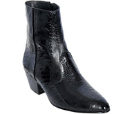 Botines Piel Avestruz Pata Horma Puntal LAB-630505